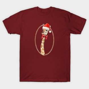 Christmas Giraffe T-Shirt